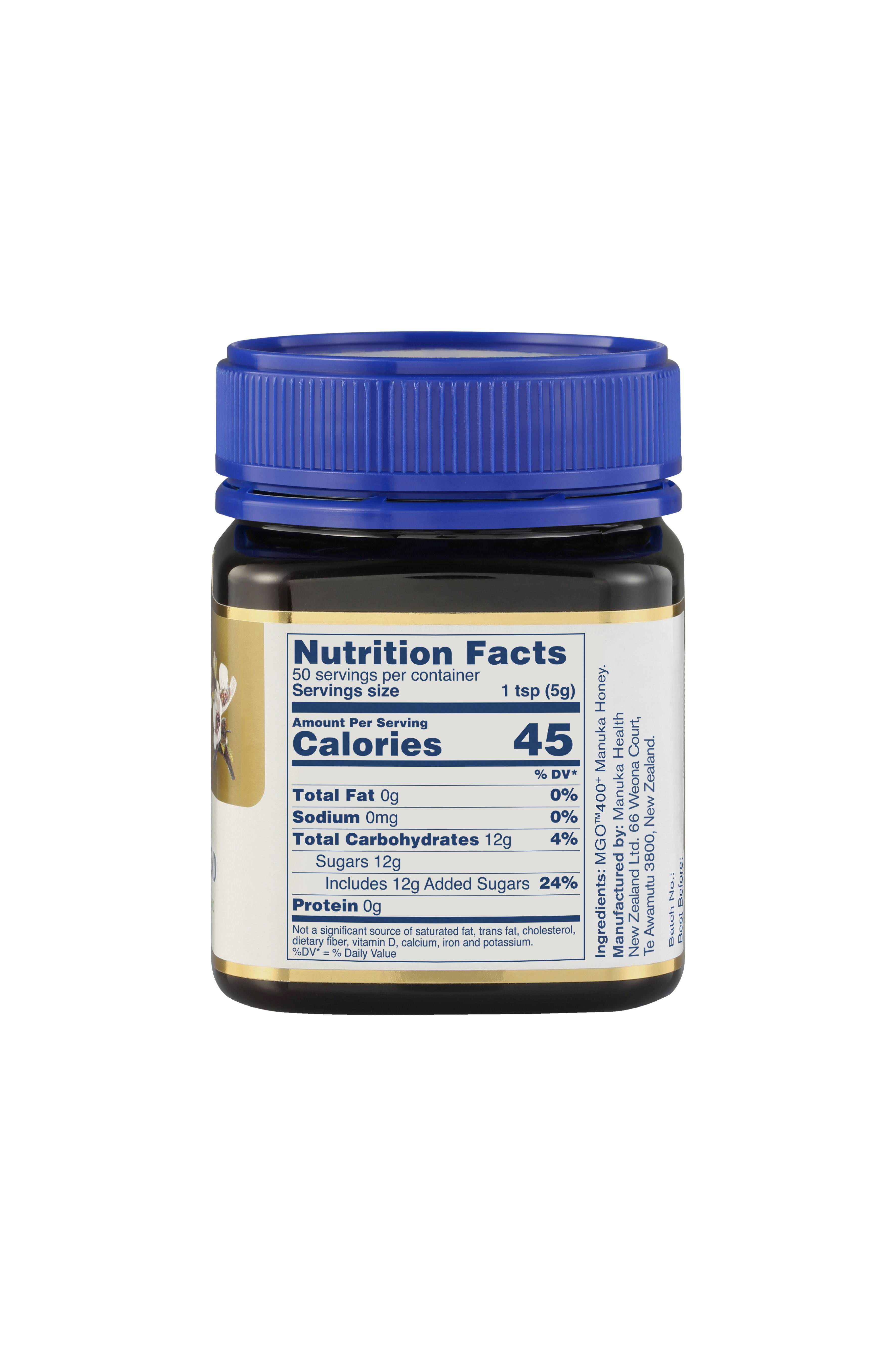 Manuka Health - Manuka Honey MGO 400 - 8.8 oz 1Jar