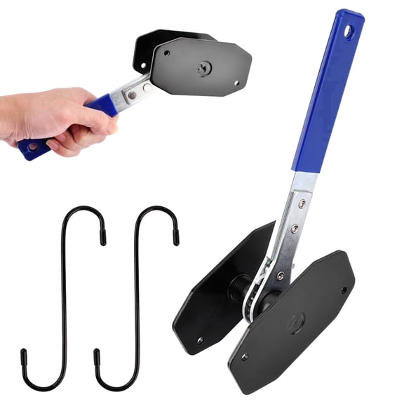 Brake Caliper Compression Tool, 4-in-1 Universal Disc Brake Caliper Piston Compressor Tool with 2 Hooks
