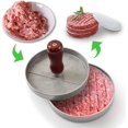 thumbnail image 3 of Juego de prensa para hamburguesas y papel para hamburguesas, prensa para hamburguesas, prensa para parrilla, máquina para hacer hamburguesas con 100 hojas de papel encerado para hamburguesas, 3 of 5