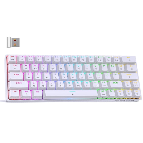 Teclado mecánico inalámbrico para juegos DIERYA DK63 60%