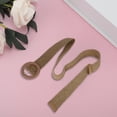 thumbnail image 5 of Unique Bargains 1 Pc Adjustable Waist Belt Braided Design Waist Cord Khaki, 5 of 5