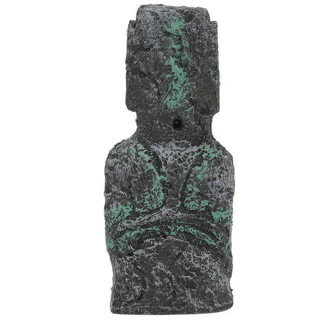 Estatua De La Cabeza De La Isla De Pascua, Estatua De La Isla De Pascua Decoración De La Caja De Pescado Estatuas Al Aire Libre Estatuas De Jardín Gnome Terrario Reptile
