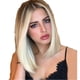thumbnail image 1 of Peluca corta natural para mujer Pelucas de cabello rubio Ombre recto, 1 of 2