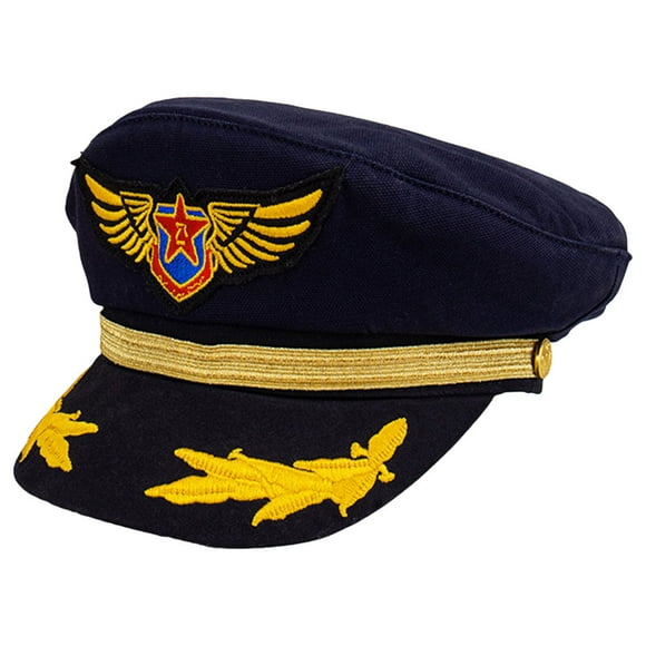 Captain Hat Cotton Kids Captain Hat Sailor Hat Costume Party Hat for Travel Cosplay