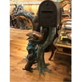 thumbnail image 6 of Nifao Boy Sitting by a Mailbox reading a book Bronze Statue – Bronze Statue, Home Decor, 16"L x 20"W x 50"H, 6 of 13