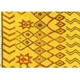 thumbnail image 1 of Ahgly Company Indoor Rectangle Solid Yellow Modern Area Rugs, 7' x 9', 1 of 4
