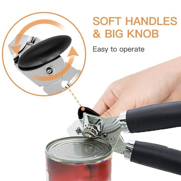 Ouvre-bocal réglable en inox, facile à utiliser pour tous types de bouteilles, conçu pour arthrite - Maison