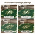 thumbnail image 7 of ODIKA 9'x12' Washable Area Rug Rings Leaves Festive Snake Scroll Border Circle Classroom Round Flowing Dynamic for Master Suite, California King, Under Bed, Non-Shedding, Easy Care, 7 of 7
