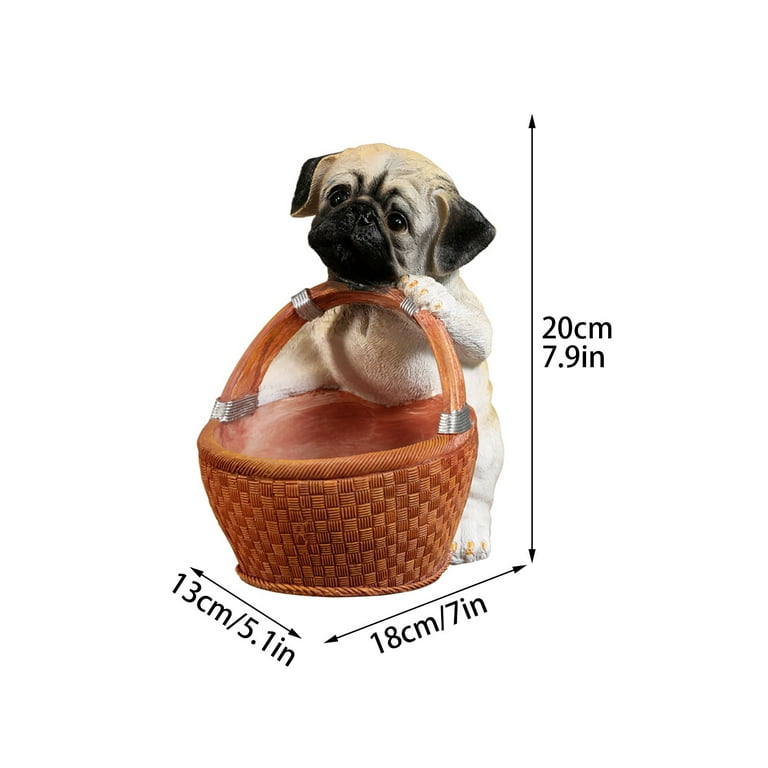 Pug Storage Basket Pug Storage Basket