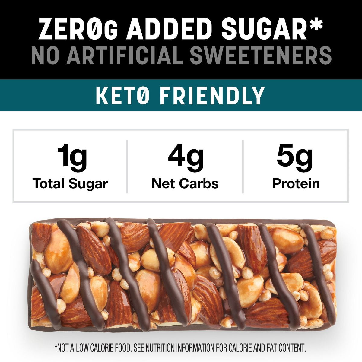 2x-KIND Zero Dark Chocolate Nuts & Sea Salt Bars - 6.2oz/5ct