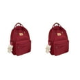 thumbnail image 4 of relayinert Fabric Shoulder Bag Reliable Partner For Everyday Adventures Multi-functional wine red 32*12*42cm 2Set, 4 of 6