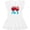 AA-White, variant on Inktastic Fire Truck 2nd Birthday Girls Toddler Dress
