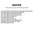thumbnail image 2 of CMX Rear Disc Brake Rotors Pair for Car BMW X5 X6 K8-100866, 2 of 8