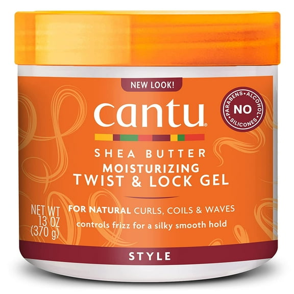 Cantu Shea Butter For Natural Hair Moisturizing Twist And Lock Hair Gel, 13 Oz, 3 Pack