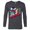 Charcoal Heather, variant on Disney Mickey Mouse Family Star Sis of the Birthday Boy - Long Sleeve T-Shirt for Men - Customized-White