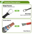 thumbnail image 2 of Cables de batería de inversor de 5/16" Lug de 7 AWG de 3.5FT de Bargains Únicos, Cobre Estaño, 1 Pc Negro, 2 of 7