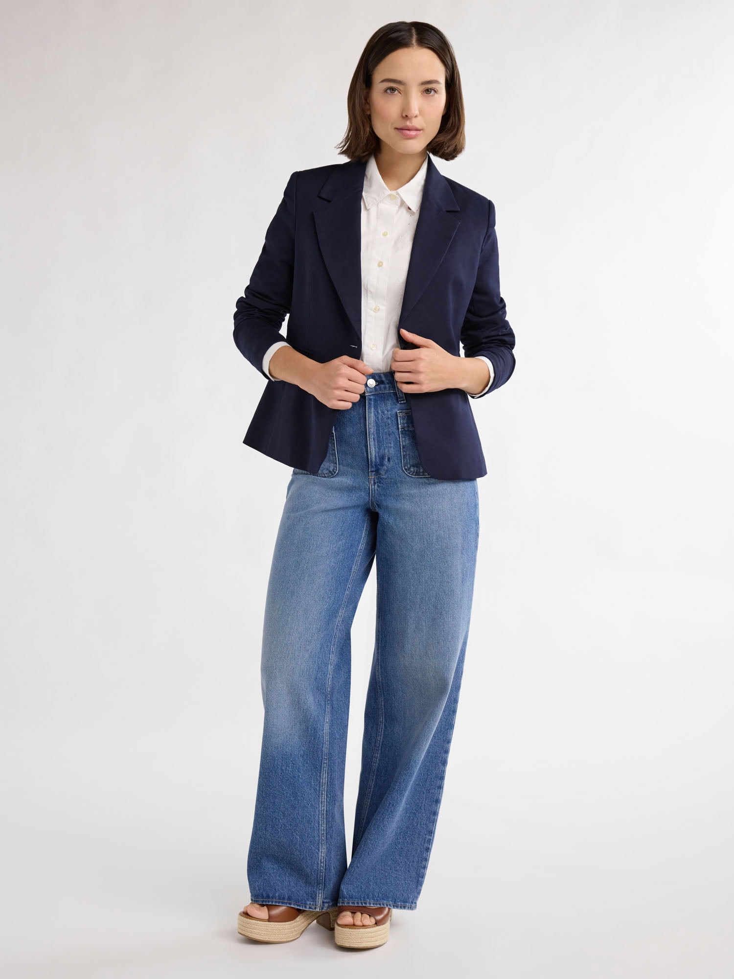Free Assembly Women's Single Breasted Blazer, Sizes XS-XXXL