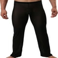 thumbnail image 1 of Men‘s Home Sleeping See-through Soft Mesh Perspective Lounge Long Pants, 1 of 3