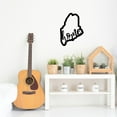 thumbnail image 2 of Maine Home State Silhouette Solid Steel Home Decor Decorative Accent Metal Art Wall Sign, 2 of 3