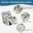 thumbnail image 2 of CHUNTIAN Stretch Recliner Slipcovers Printed Sofa Cover 4-Piece Fallon Collection Slipcover Lazy Boy Chair Covers Furniture Protector Recliner Chair Cover with Storage Pocket for Living Room, A2, 2 of 5