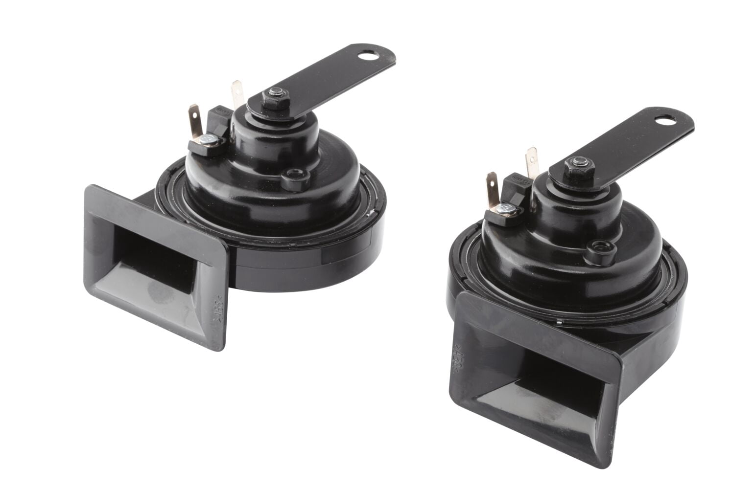 HELLA 940800821 Black 24V BX Trumpet Horn Kit (Universal Fit)