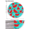 thumbnail image 5 of HBBKVI Round Beach Towel 61" × 61", Watermelon Bath Towels for Bath Beach Travel, Super Absorbent Quick Dry Sand Free Towels, 5 of 8
