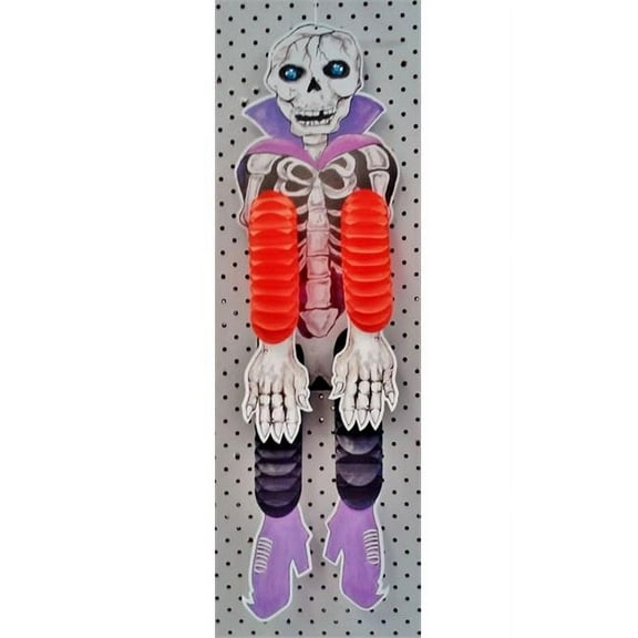 Unique 87909 24 in. Hanging Skeleton Decoration