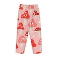 thumbnail image 4 of Kdxio Women's Comfy Stretch Cute Mushroom1Print Drawstring Pajama Pants-Small, 4 of 9