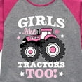 thumbnail image 3 of Case IH - Girls Like Tractors Too - Toddler Girls Raglan Graphic T-Shirt, 3 of 5