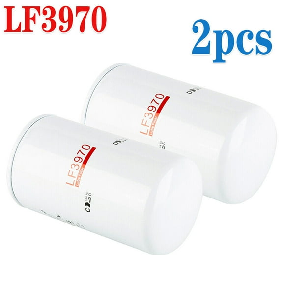 LF3970 Oil Filter For Cummins 3937736,3937144 Replacement, Pack of 2