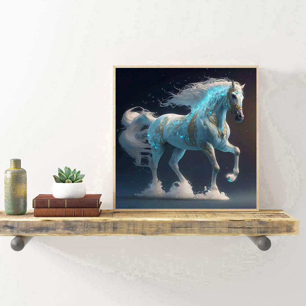 VAIIEYO Diamond Painting Kits for Adults Horse, Diamond Art Animal, Paint  by Numbers Full Drill Round Rhinestone Craft Canvas for Home Wall Decor