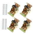 thumbnail image 4 of OFFIGAM Set of 4 Steel Folding Locking Hinges for Furniture Legs, 90 Degree Angle Support for Tables and Chairs, 4 of 8
