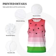 thumbnail image 3 of Pofeuu Watermelon Print Basketball Jersey, Shirts for Men Youth Basketball Jersey Crew Neck-3X-Large, 3 of 6