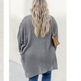 thumbnail image 5 of Vividxx Plus Size Versatile Knitted Cardigan Long Sleeve Loose Fit Mid Length Outerwear For Casual Wear Comfortable, 5 of 7