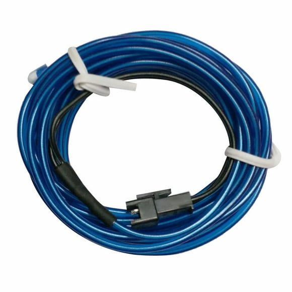Xihbxyly Cable El de 5 M, Multicolor, a Pilas, 3 Modos de Iluminación, Flexible, Ideal para Fiestas En El Coche, Bodas, Bares, Uso Interior y Exterior, 2,3 Mm de Diámetro.
