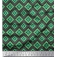 thumbnail image 1 of Soimoi Cotton Voile Fabric Aztec Kilim Printed Craft Fabric by The Yard 56 Inch Wide, 1 of 1