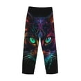 thumbnail image 3 of Lsque Futuristic Cat Warrior Print Men's Pajama Pants, Lounge Pant - Comfortable Home Wear,Elastic Waistband, Stylish Design-X-Large, 3 of 9