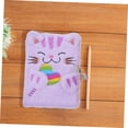 thumbnail image 4 of Cuaderno De Gato Cuadernos De Peluche Lindo Diario Cuaderno Diario Esponjoso Bloc De Notas Para Niñas Libreta Esponjosa Bloc De Notas De Peluche Libreta De Chicas Metal Púrpura r, 4 of 5