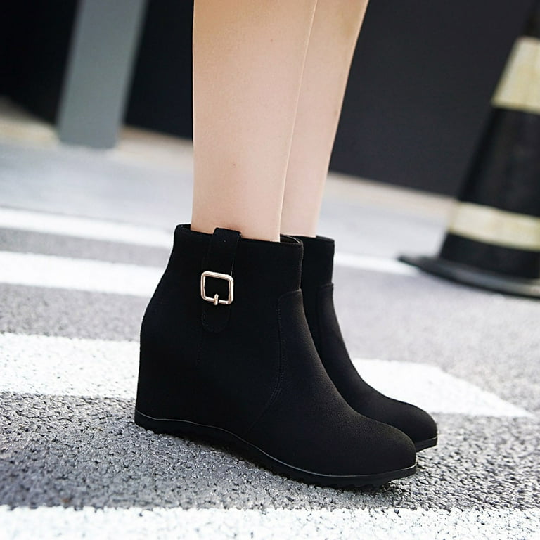 Office black suede ankle boots hotsell