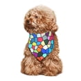 thumbnail image 4 of Uemuo Colorful Tie Dye Stained Glass 2 Pattern Dog Bandanas ,Pet Scarf,Cat Bandanas Bibs,Stylish Pet Wear,Triangle Dog Scarf for Medium Dog or Cat, 4 of 6