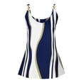 thumbnail image 2 of LSLJS Women's Womens Mode Décontractée Gilet Imprimé V-Neck Sans Manches Chaîne Blouse Tops, Camisole Tank Tops, 2 of 6