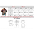 thumbnail image 3 of Camisas s Para Hombre De Vestir Camisa de solapa para hombre Camisa de manga corta de color casual de moda (Blue, XXL), 3 of 3
