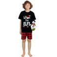 thumbnail image 5 of What ELF Black Christmas Family Matching Pajama Short Set(M,Men), 5 of 7