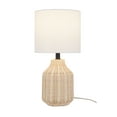 thumbnail image 5 of (2 pack) Better Homes & Gardens 18" Woven Rattan Table Lamp, Natural Finish, 5 of 12