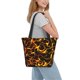 thumbnail image 2 of Easygdp Orange Lightning Bolso de Hombro para Mujer, Bolso Bandolera y Cartera de Mano Elegante para Uso Diario, 2 of 6