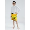 thumbnail image 2 of Pokemon Pikachu Compression UPF 50+ Swim Trunks Bathing Suit Little Kid to Big, 2 of 5