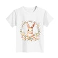 thumbnail image 4 of WRKEKC Boys T-Shirts Short Sleeve Round Neck Easter Print Casual Summer Daily Soft Lightweight Tee Blouse for Kids 3-15 Years, 4 of 5