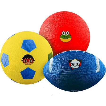 Franklin Sports Ryan's World 3pck Micro balls