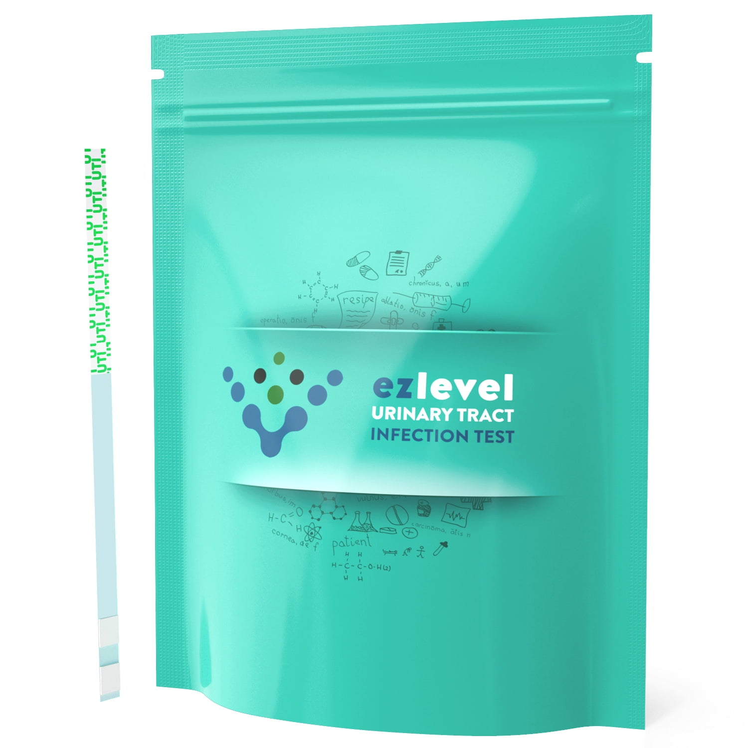EZ Level 20 Urinary Tract Infection UTI Test Strips Individually Packed (20 Tests)