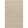 thumbnail image 2 of Hauteloom Rolfe Wool Living Room, Bedroom Area Rug - Solid & Striped - Tan - 5' x 7'6", 2 of 5